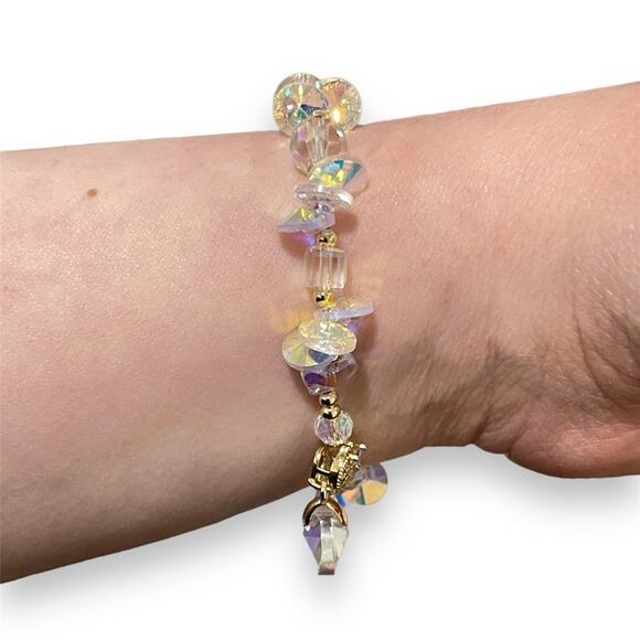 Heart Swarovski Beaded Bracelet - Picture 4 of 4